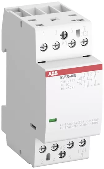 ABB ESB25-13N-07 Installationsschütz 1S/3Ö, 400-415 V AC/DC 1SAE231111R0713