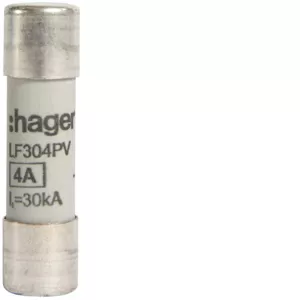 Hager Sicherung für PV 10x38 mm 1000V DC 4A LF304PV