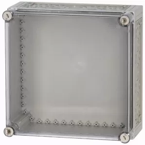 Eaton Deckel, transparent rauchgrau, abschliessbar, HxBxT=375x375x25mm 138359