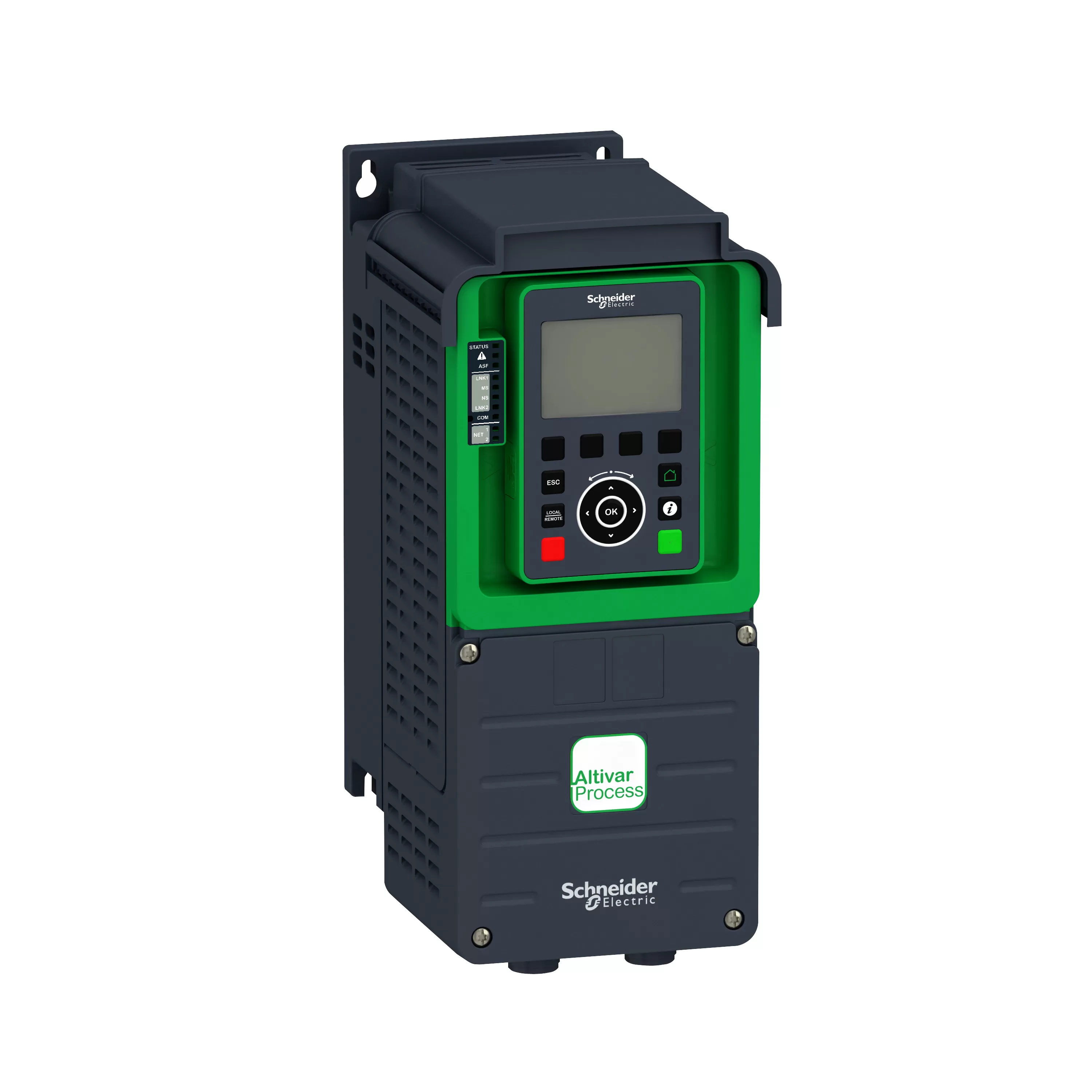 Schneider Electric Frequenzumrichter, ATV930, 3kW, 200/240V- mit Bremsmodul, IP21 ATV930U30M3