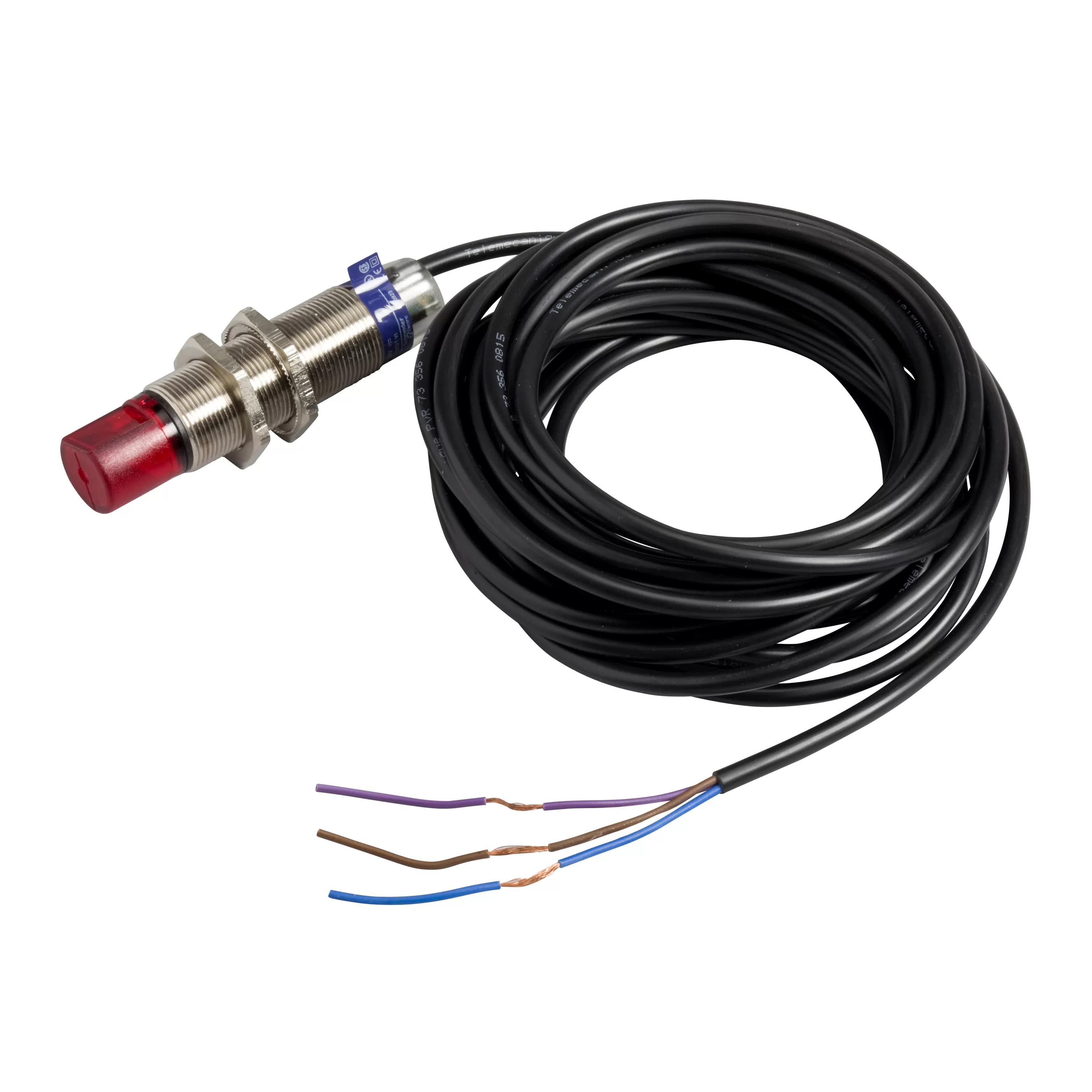 Schneider Electric XUB-Optoe. Sensor, Empfänger, 90°, Sn 15m, 12-24 V DC, 2m Kabel XUB2BPBWL2R
