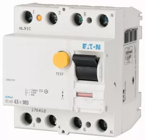 Eaton FI-Schalter, 40A, 4p, 30mA, Typ A 167700