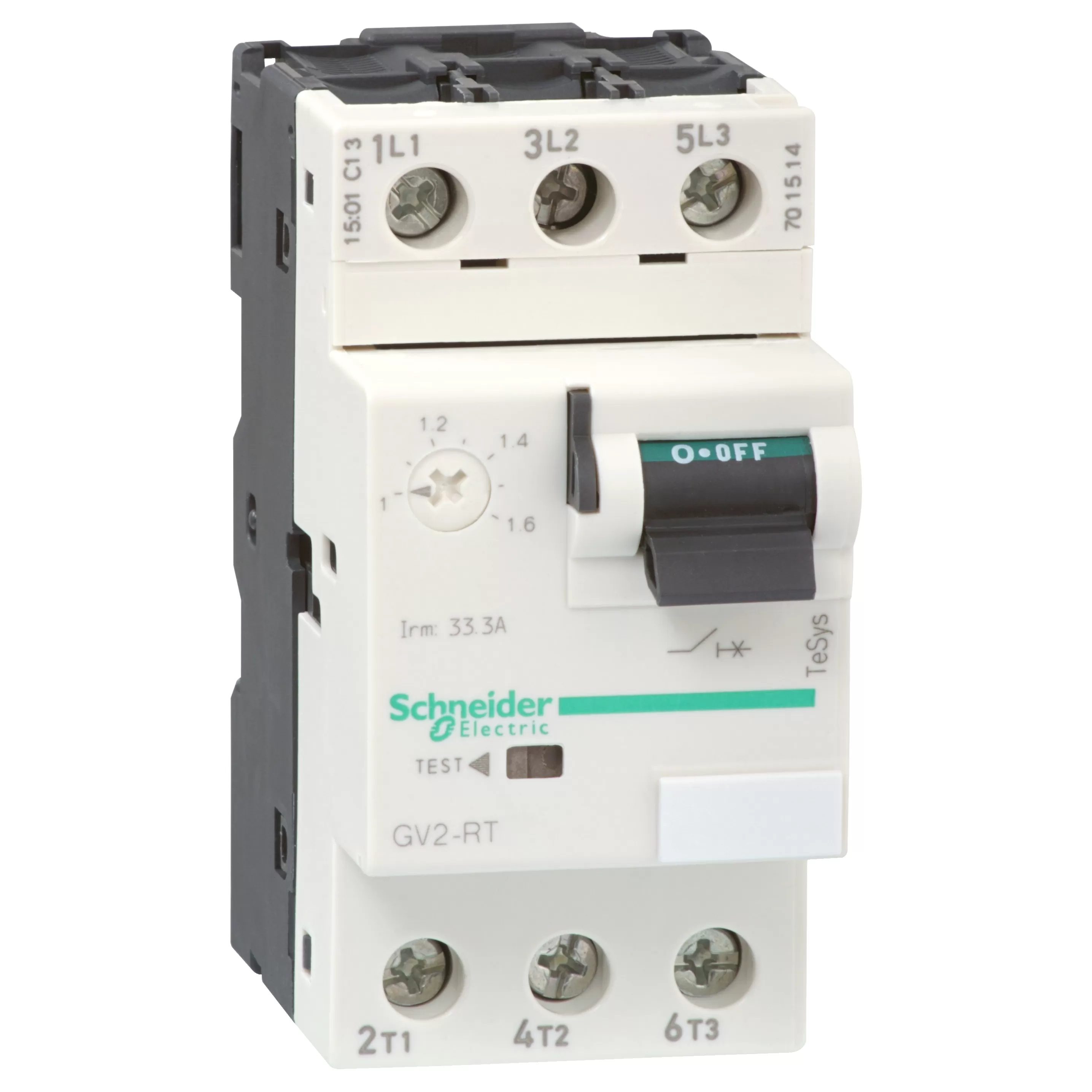 Schneider Electric Transformatorschutzschalter, 3p, 9-14A, Kipphebel, Schraubanschluss GV2RT16