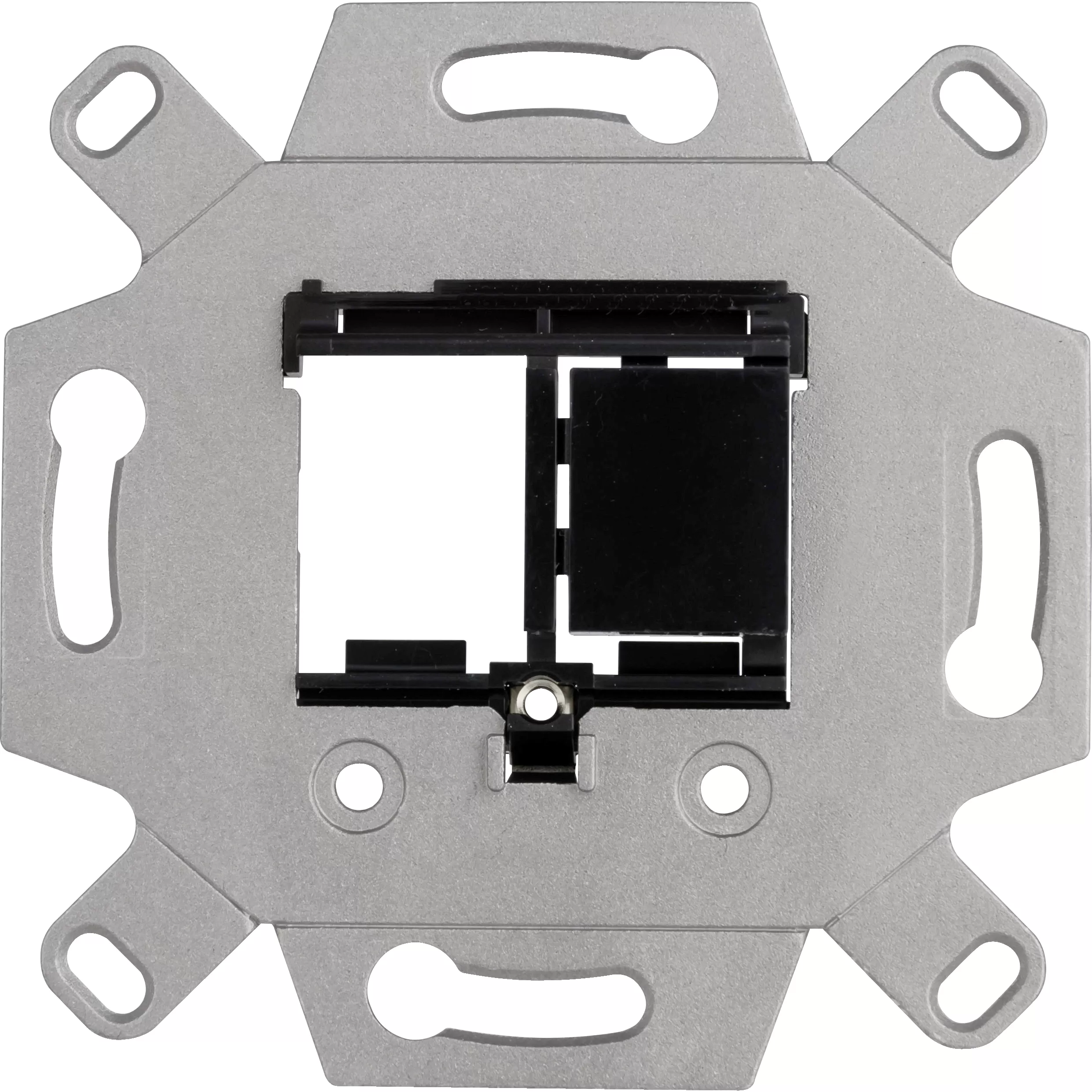 Merten UP-Montageadapter für Keystone-Module 2-fach, schwarz MEG4580-0001