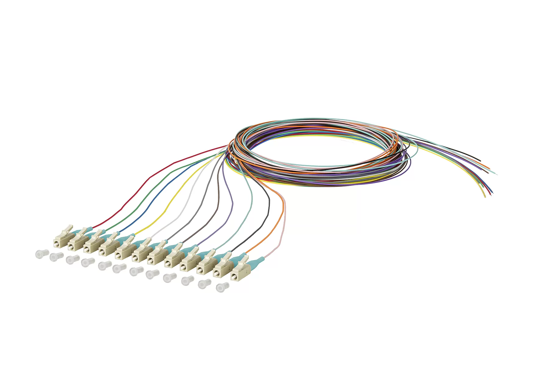 Metz Connect OpDAT Pigtail LC-PC, OM3, 12 Farben 150M1JO0020E
