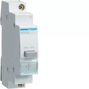 Hager Taster 16A 1Ö 230V AC 1PLE SVN321