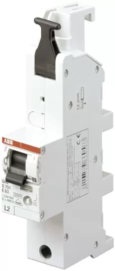 ABB S751-E63 L2 sel. Haupt-LS SHU E-Char.,25kA,63A,1P 2CDS781001R6632