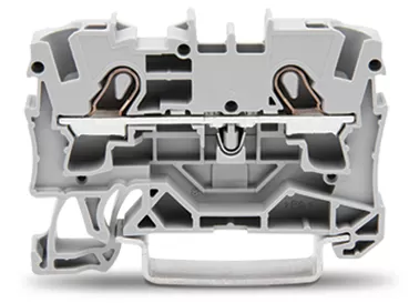 WAGO 2-Leiter-Durchgangsklemme;4 mm²;für Anwendungen Ex e II geeignet;grau 2004-1201