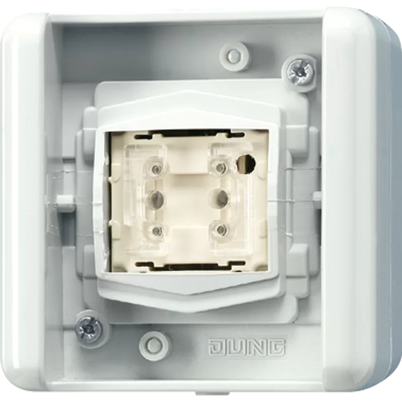 Jung KNX Taster BA – Tasterstellung – 1fach, WG 800 8471.01LEDW