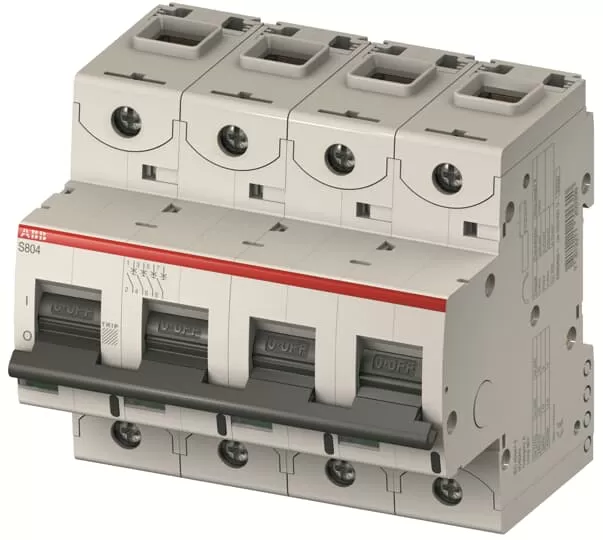 ABB S804S-D50 Hochleist.-Sicherungsautomat, 50A,D,400VAC=Icu 50kA,690VAC=Icu6kA,4P 2CCS864001R0501