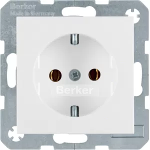 Berker Steckdose SCHUKO S.1/B.3/B.7 polarweiß 47431909