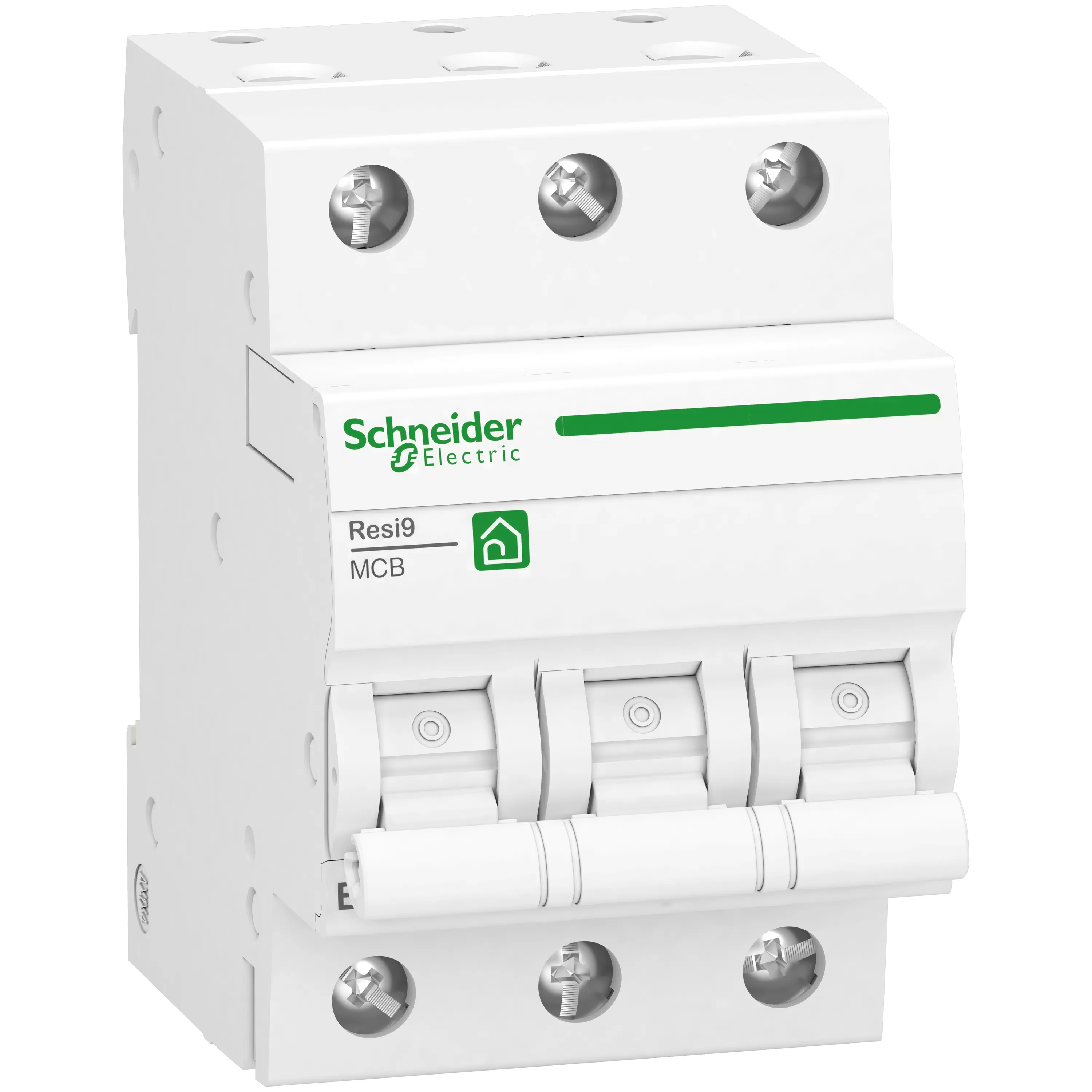 Schneider Electric Leitungsschutzschalter Resi9 3P, 63A, B Charakteristik, 6kA R9F23363