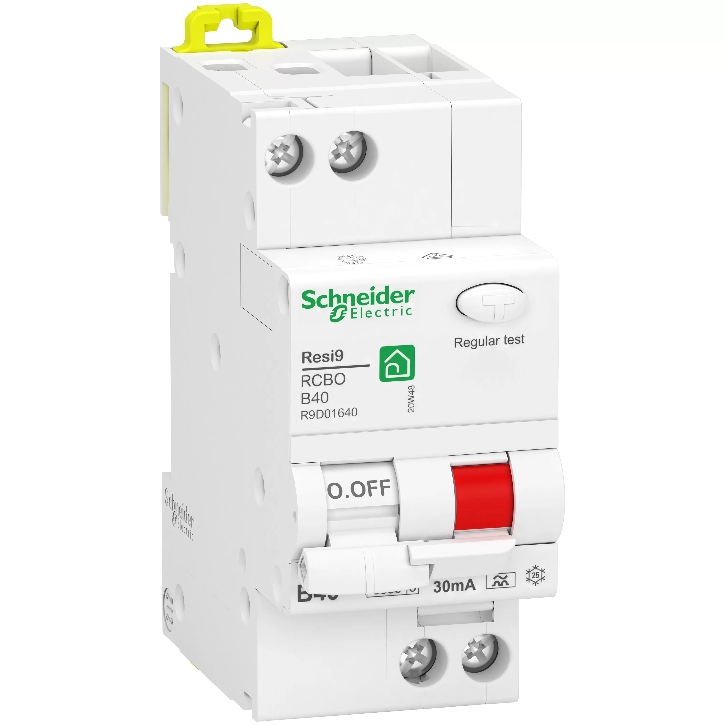 Schneider Electric FI/LS-Schalter Resi9 1P+N, 40A, B-Char., 30mA, Typ A, 6kA R9D01640