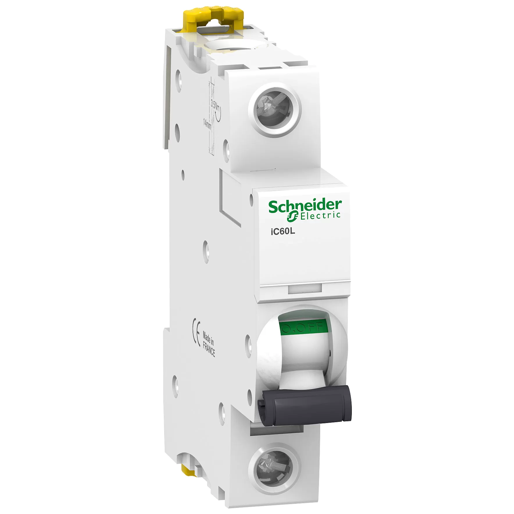Schneider Electric Leitungsschutzschalter iC60L, 1P, 25A, B-Charakteristik, 25kA A9F93125
