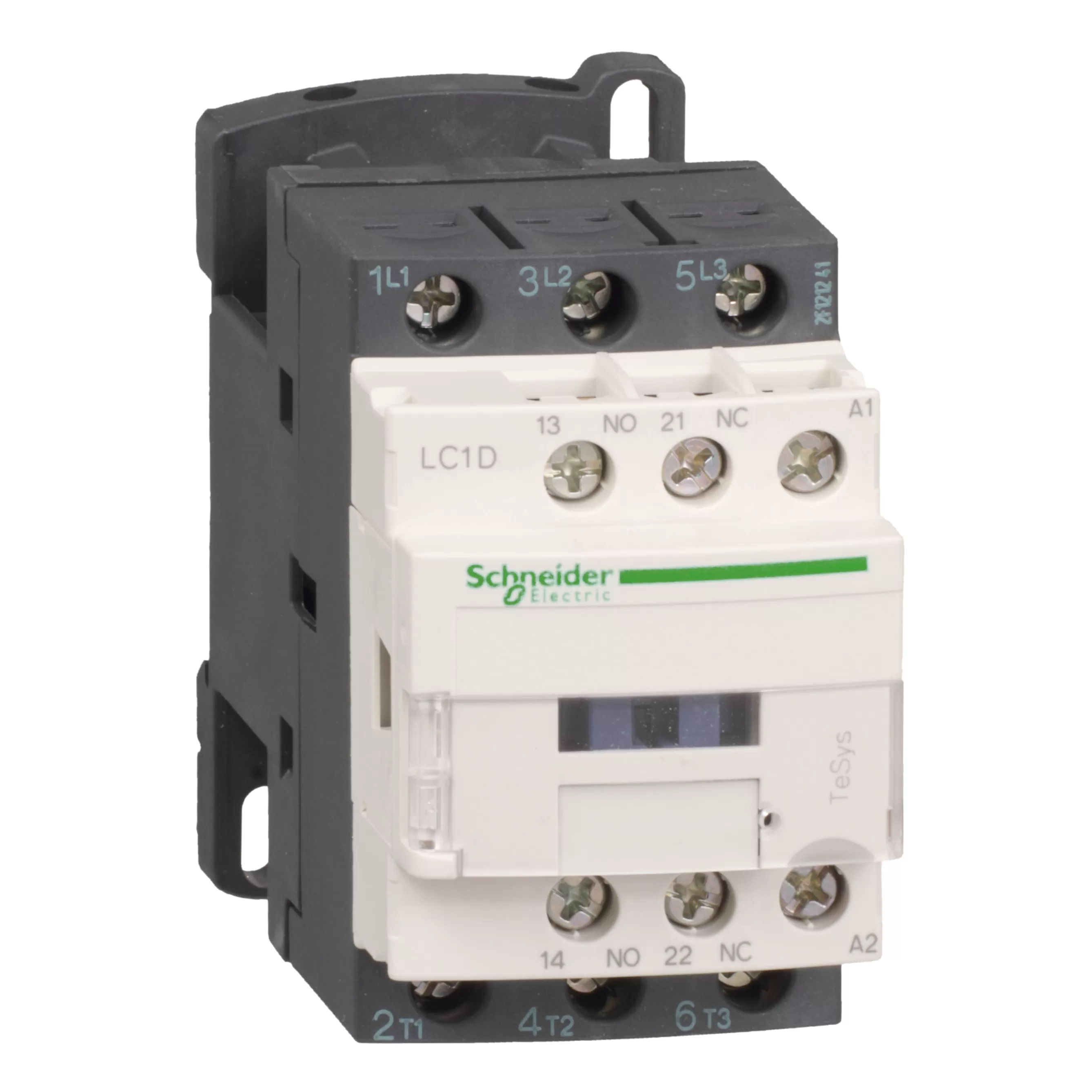 Schneider Electric Leistungsschütz LC1D 3p, +1S+1Ö, 4 kW, 9 A, 400 V AC3, Spule 110 V AC LC1D09F7