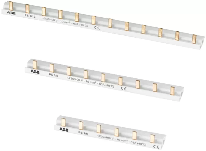 ABB PS1/9 Phasenschiene 1Ph.,9Pins,10qmm 2CDL210001R1009