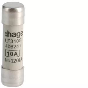 Hager Zylindersicherung 10x38mm gG 10A LF310G