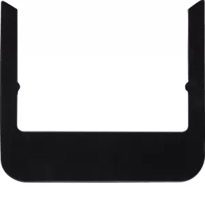 Berker Designrahmen rund Glas schwarz 13192116