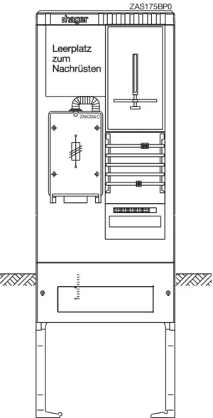 Hager ZAS,universN,175,1ZP,3HZ,4P,1LP,HAK ZAS175BP0