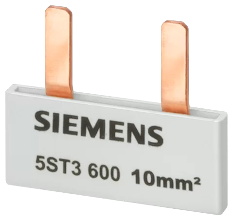Siemens Stiftsammelschiene, 10mm2 Anschluss: 2x (1-phasig+HS/FS) berührungssicher 5ST3603