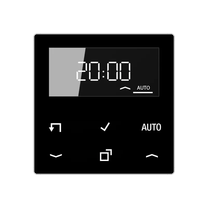 Jung Timer Standard mit Display, Serie AS/A, schwarz A1750DSW