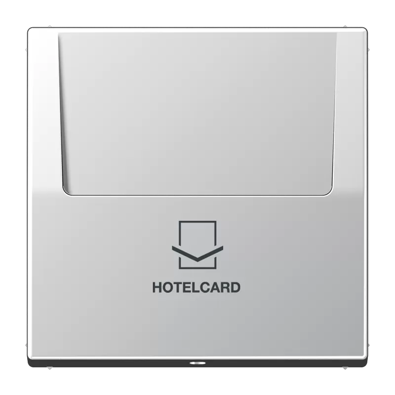 Jung Hotelcard-Schalter (ohne Taster-Einsatz), Hotelcard, Serie LS, Aluminium (lackiert) AL2990CARD