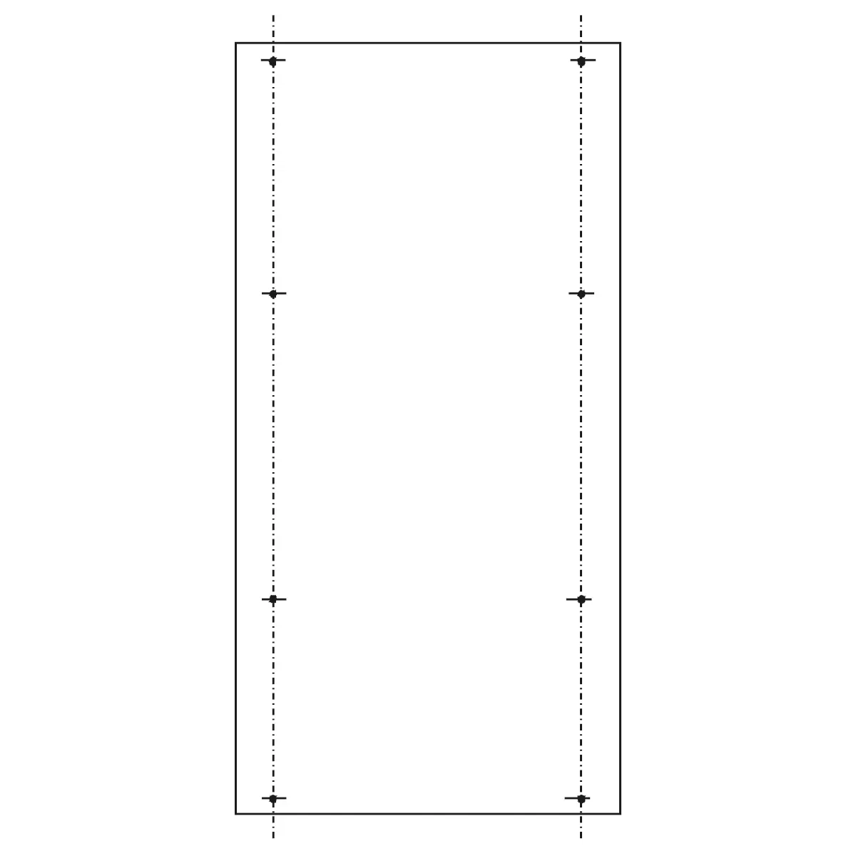 ABN PVC-Montageplatte AS-205 SY47436M