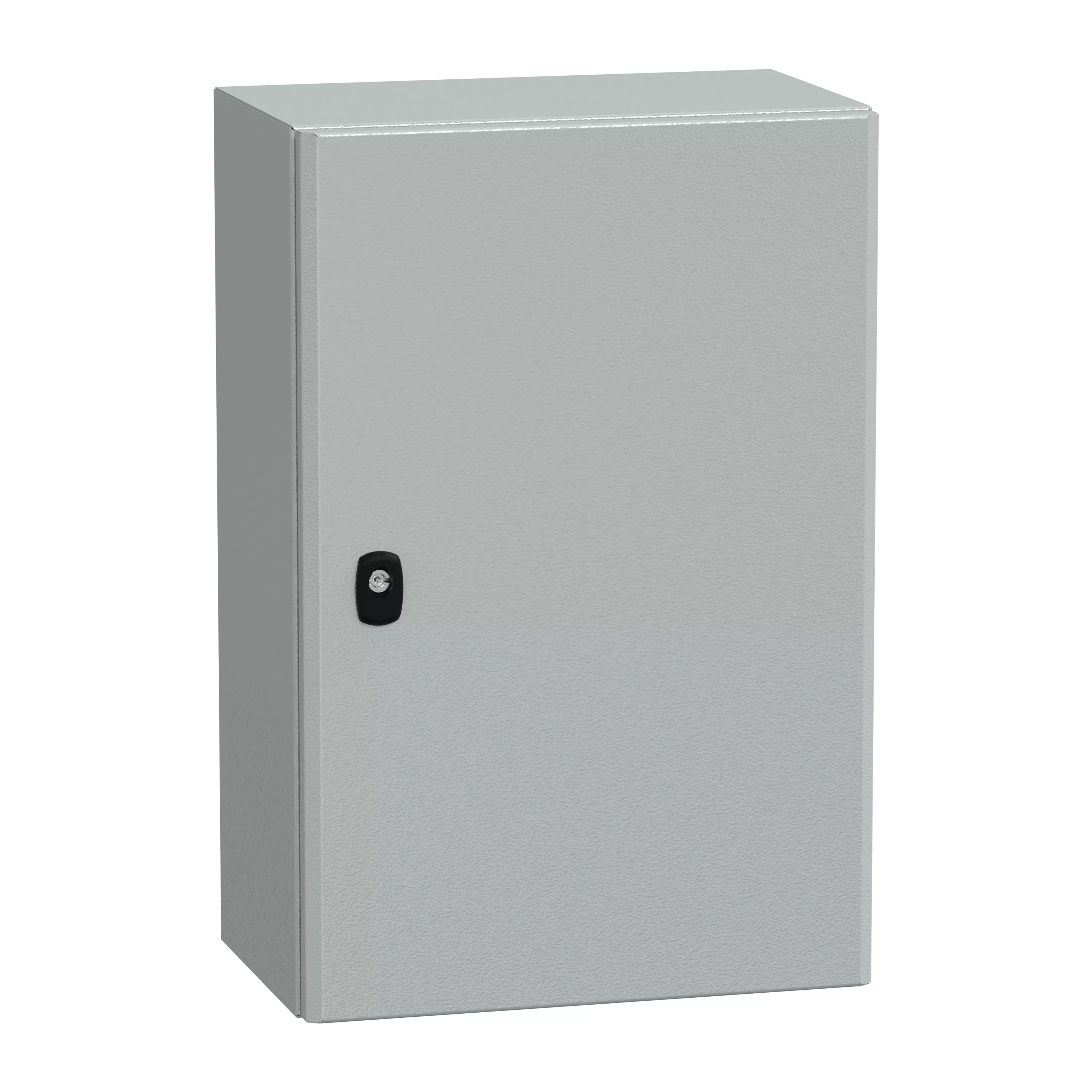 Schneider Electric Spacial S3D Volltür mit Montageplatte H600xB400xT250.IP66 IK10 RAL7035. NSYS3D6425P