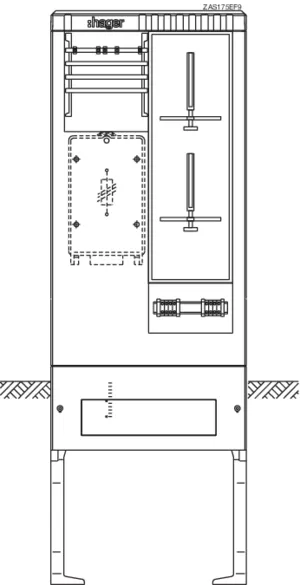 Hager ZAS,universZ,175,2ZP,3HZ,4P ZAS175EF9