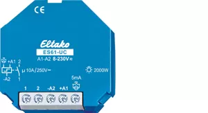 Eltako Stromstoßschalter UC. 1 Schließer potenzialfrei 10A/250V AC 61100501