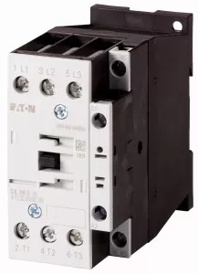 Eaton Leistungsschütz für Halbleiterindustrie nach SEMI F47, 380 V 400 V: 25 A, 1 S, RAC 240: 190 - 240 V 50/60 Hz, Schraubklemmen 104445