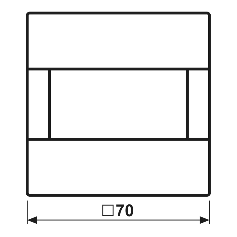 Jung KNX Automatikschalter Standard 1,10 m, Serie LS, weiß LS3181