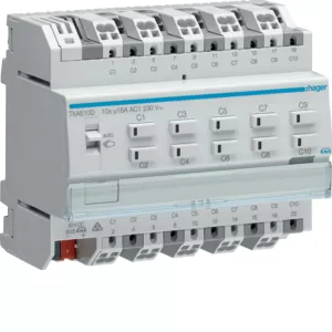 Hager Schalt/Jal.aktor 10/5f KNX easy,16A C-L. TXA610D