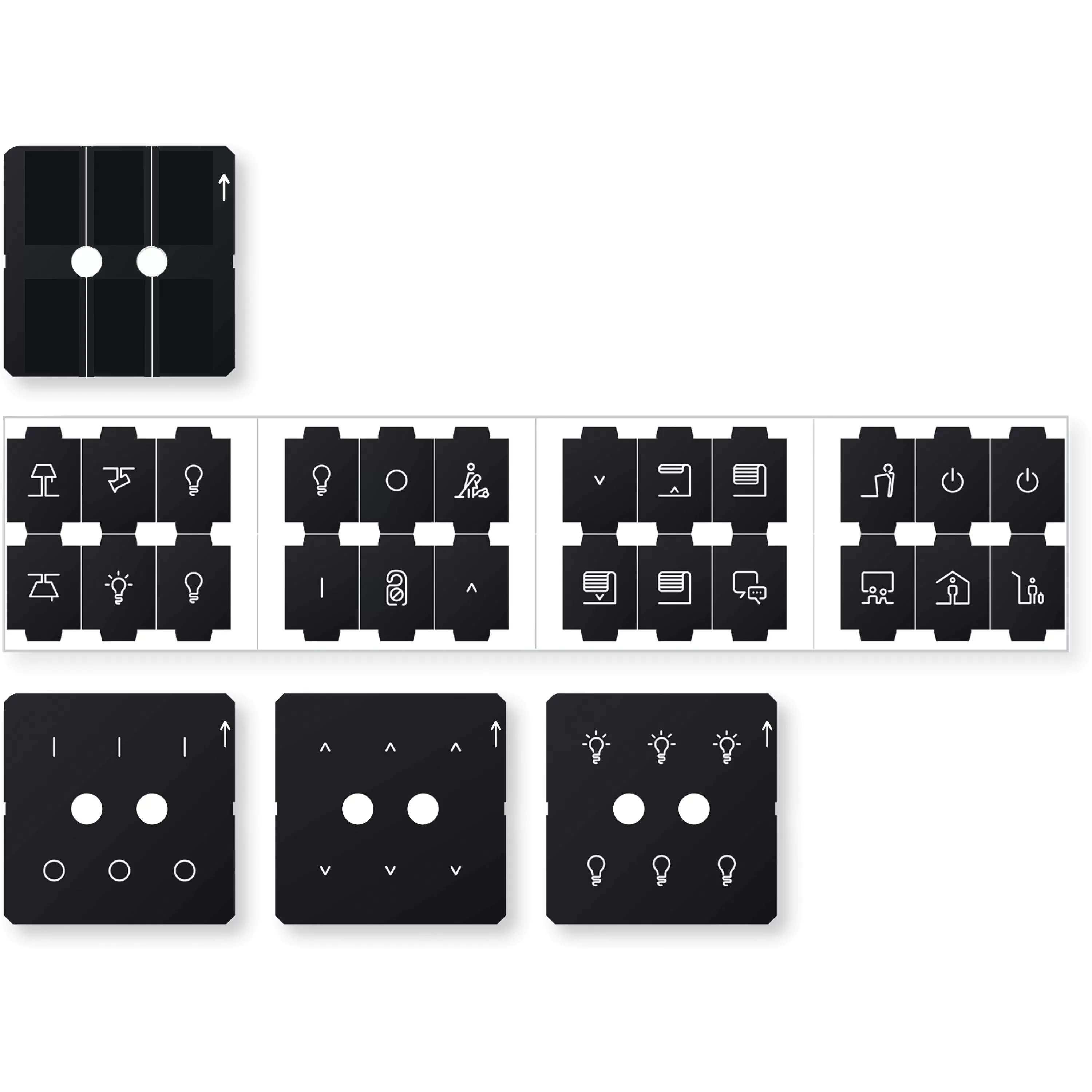 Merten Folienset für KNX Tastsensor Pro, System Design MEG6270-0011