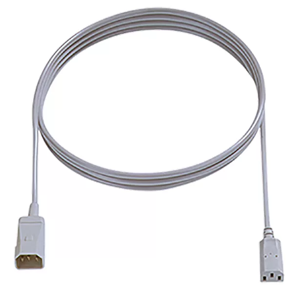 Bachmann Verlängerung H05VV-F3G1,0,grau L:1,5m,C14/C13 356.903
