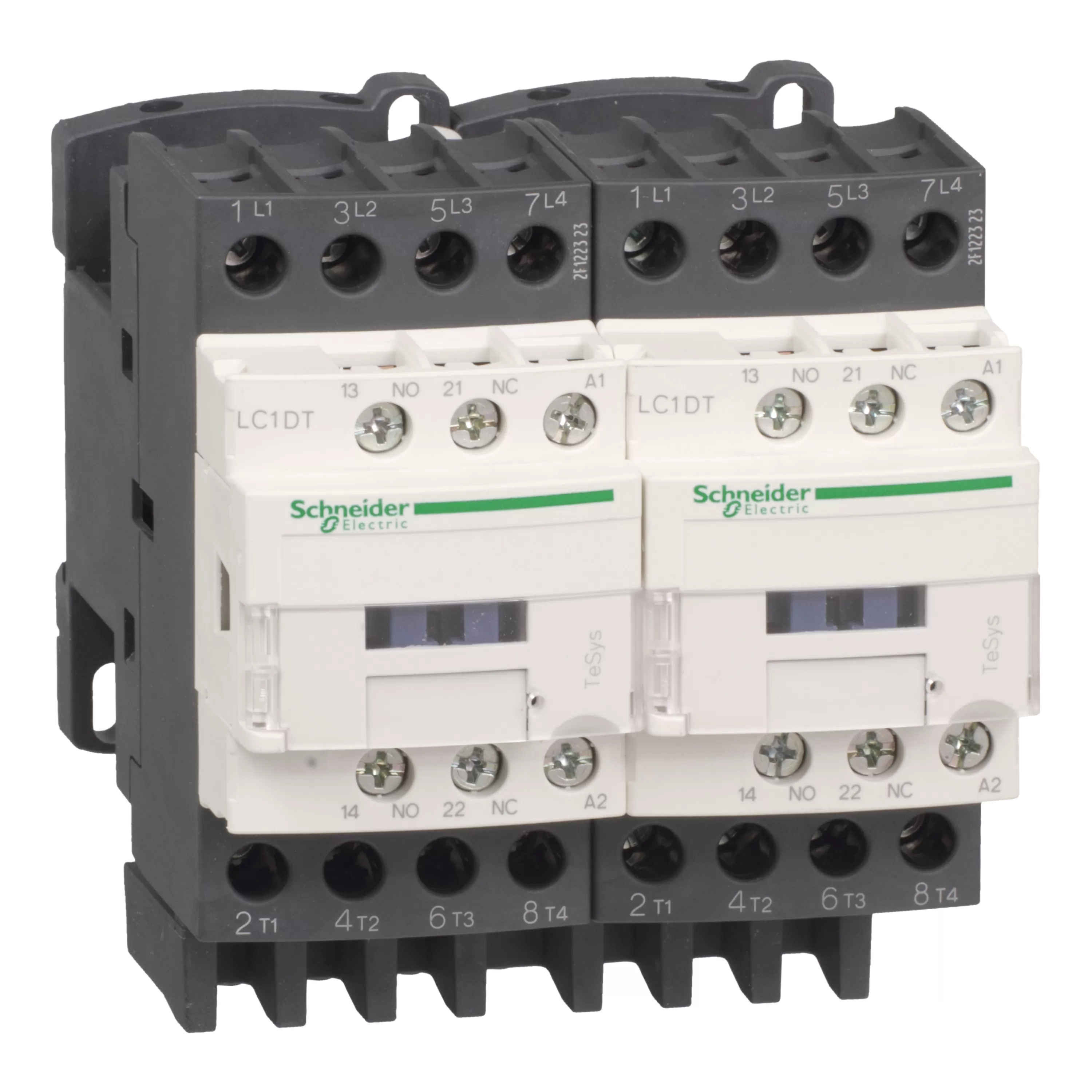 Schneider Electric Wendeschützkombination, 4p, 25A/AC1, Spule 230V 50/60Hz LC2DT25P7