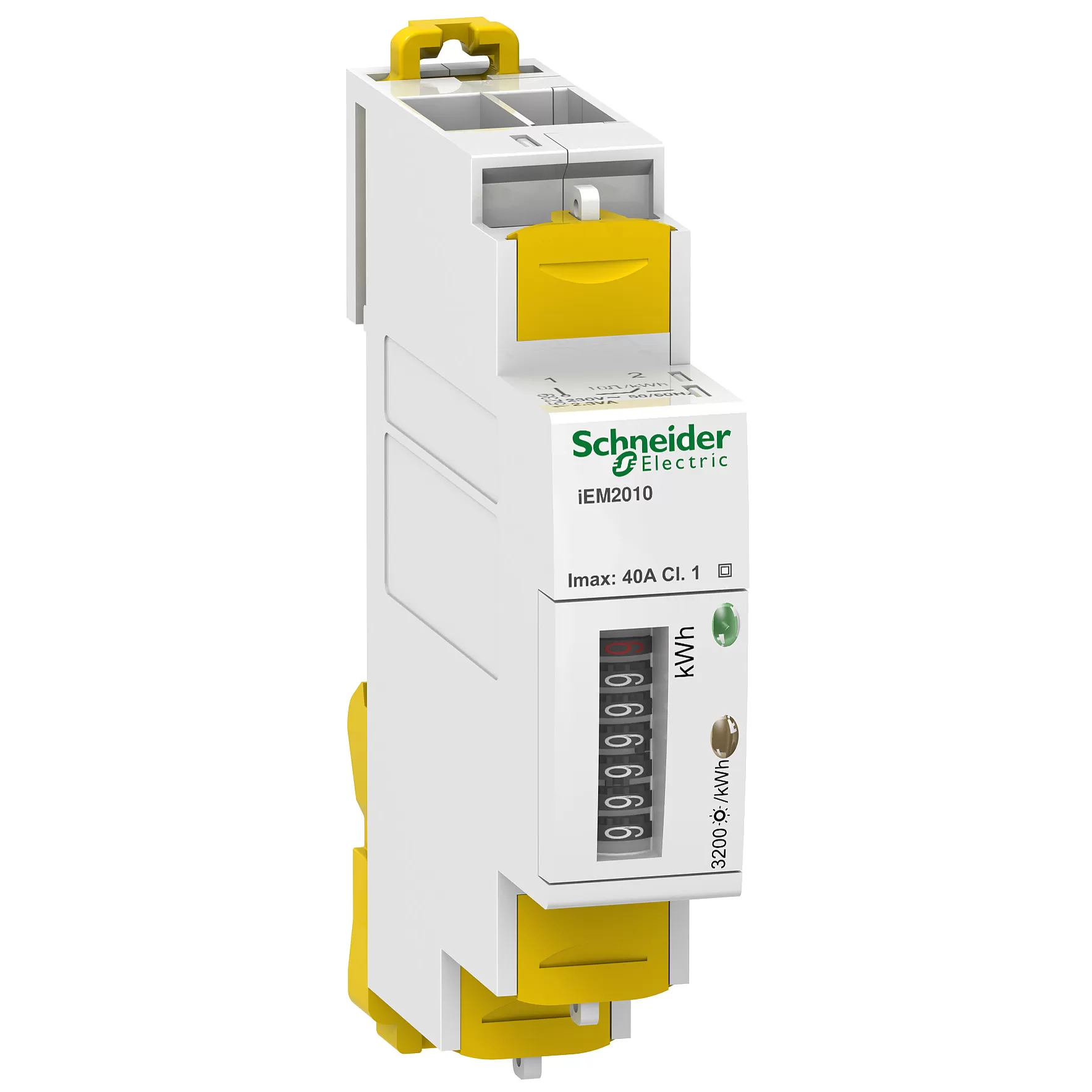 Schneider Electric Energiezähler, 1-phasig, 40A, S0-Impuls, MID konform A9MEM2010