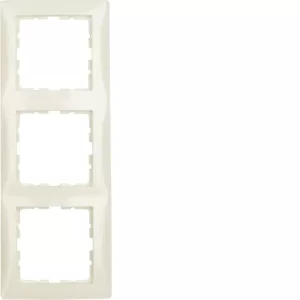 Berker Rahmen 3fach S.1 weiß glänzend 10138982