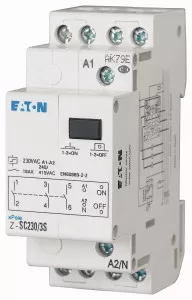 Eaton Stromstossschalter, Zentralsteuerung, 230AC, 3S, 16A, 50/60Hz, 2TE 265321