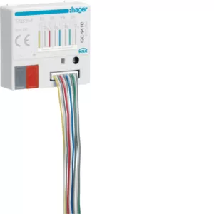 Hager Binäreingang 4fach+4 LED Ausg. KNX, UP TXB344