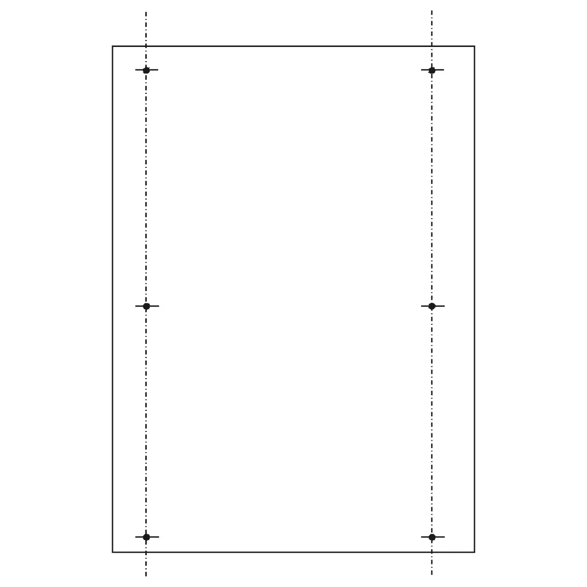 ABN PVC-Montageplatte AS-155 SY79272M