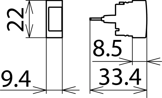 Dehn Überspannungsableiter DEHNrapid LSA Schutzstecker für 1 Doppelader Un 24V 907442