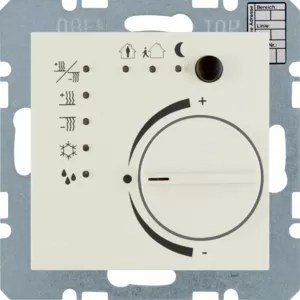 Berker Raumtemperaturregler m Ta-Sst IB S1 weiß 75441152