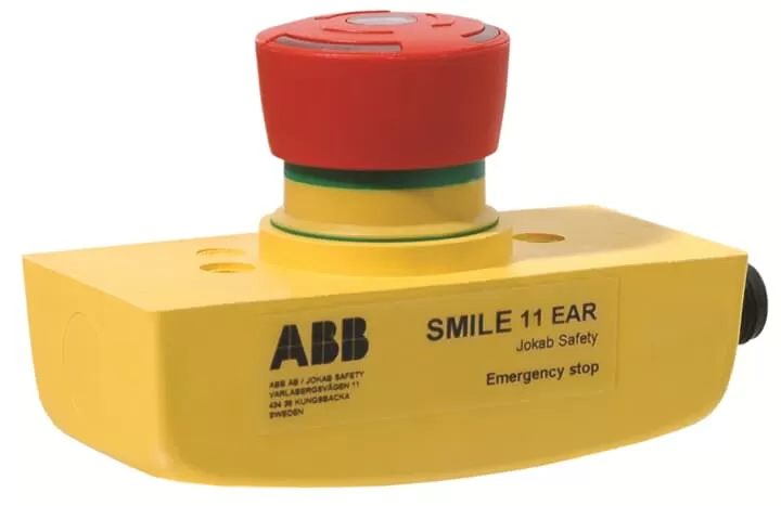 ABB SMILE 11 EAR Not-Halt-Taster 1 x 5-poliger Stiftstecker M12, 2 x NC 2TLA030051R0100