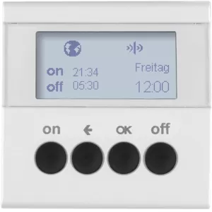 Berker KNX-Funk Zeitsch.uhr quickl S1/B3/7 pw 85745288