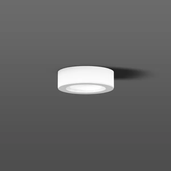 RZB Toledo Flat Round, 8 W, 730 lm, 830, weiß, on/off Anbau-Downlights, D 192 H 58, 110° 901496.002