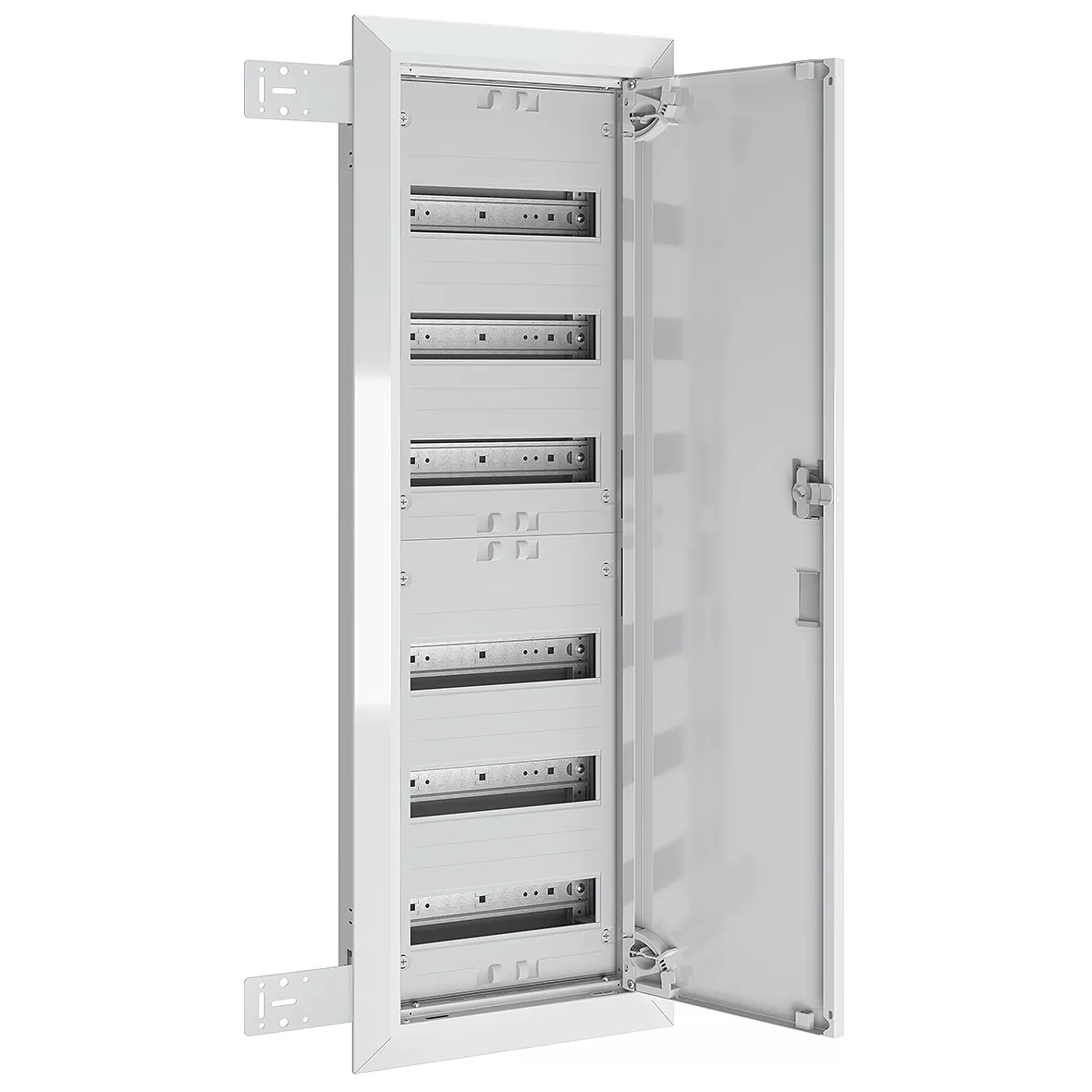 ABN Flachverteiler UP/HW,110 mm tief,IP 30,SK II,1x6-reihig, Komplettschrank für REG UK16