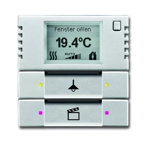 Busch-Jaeger 6128/28-83 | Bedienelement 2/4-fach, mit RTR Multifunktion/Farbkonzept