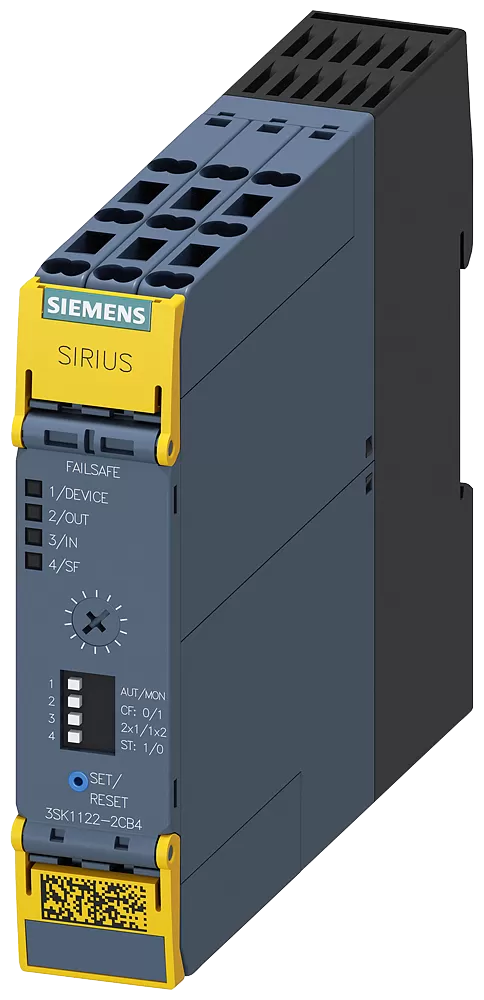 Siemens SIRIUS Sicherheitsschaltgerät Grundgerät advanced Reihe, Zeitverzögerung 0,05-3s 3SK11222CB41