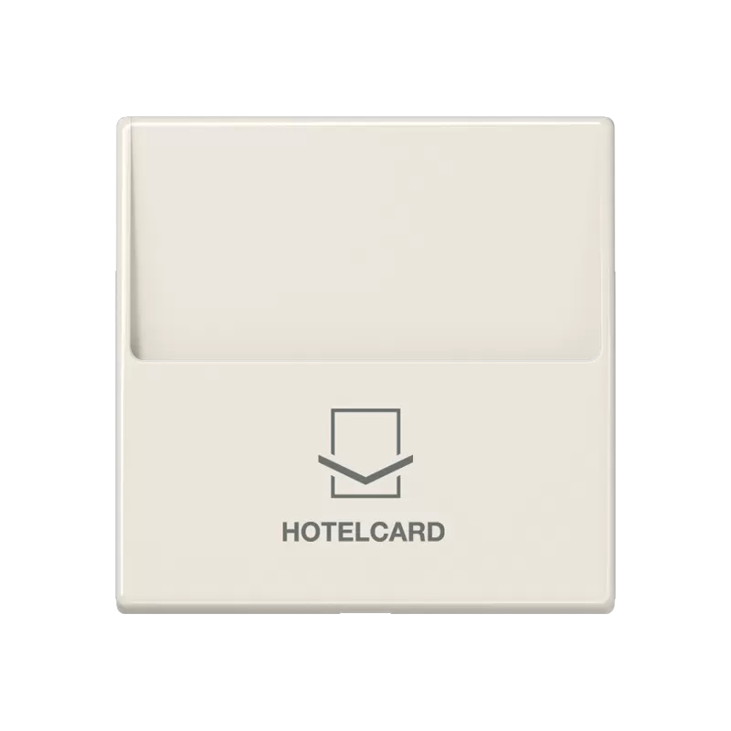 Jung Hotelcard-Schalter (ohne Taster-Einsatz), Hotelcard, Serie AS, weiß A590CARD